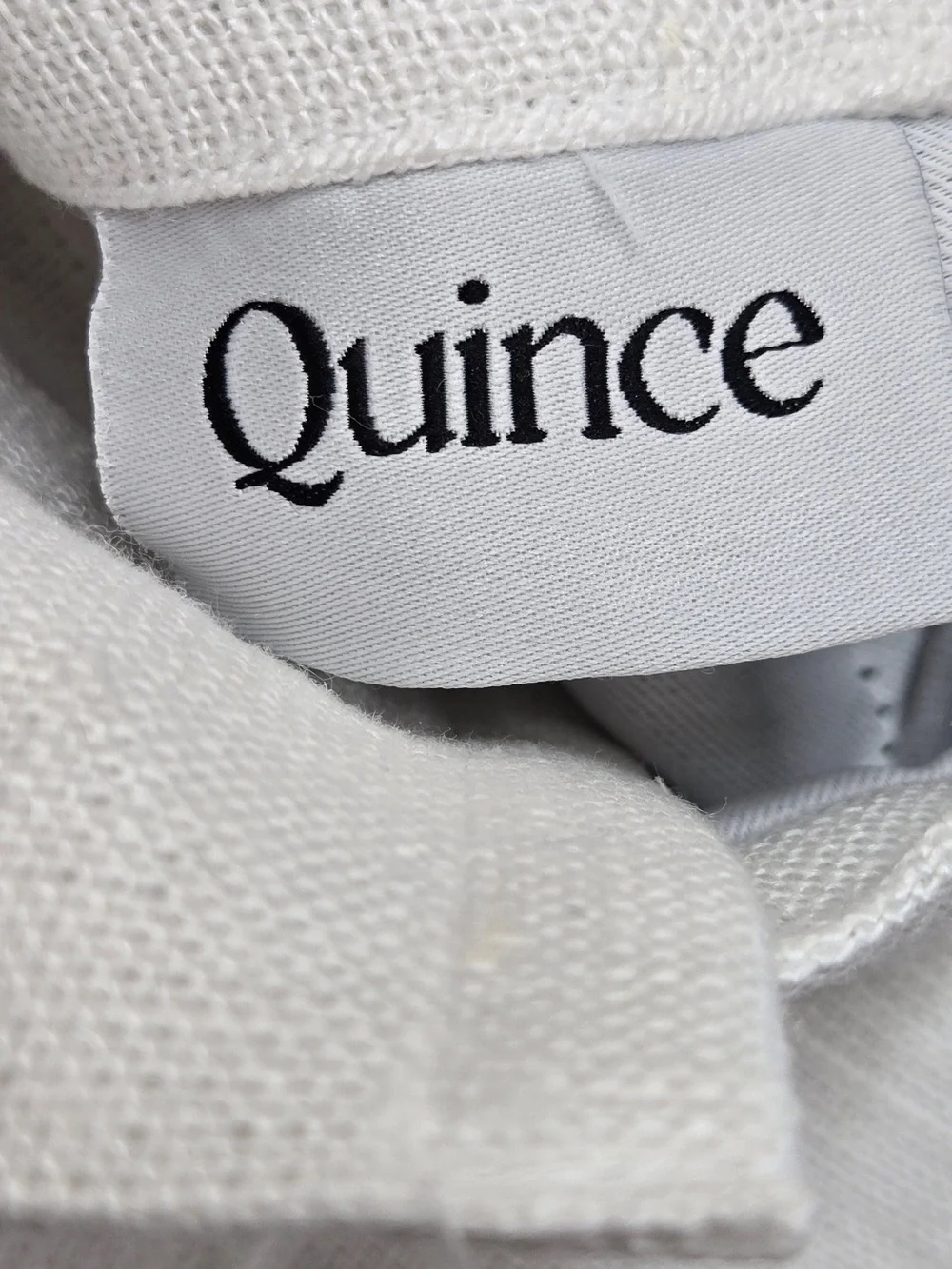 NWT QUINCE Set 2 48x96 Heavyweight European Linen Room Darkening Curtains 0244